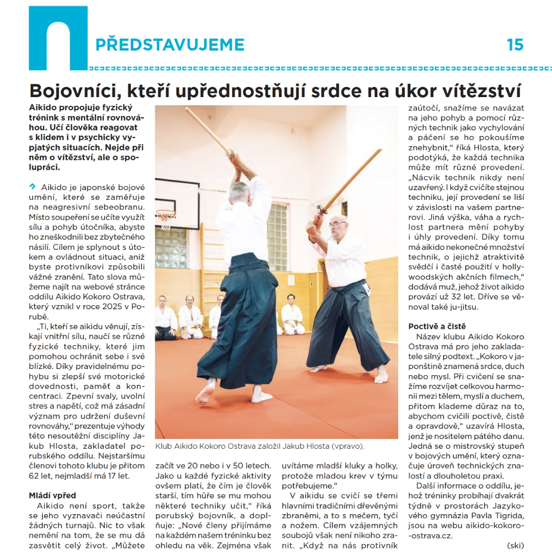 Aikido Kokoro Ostrava 5 PRIO 11/2026